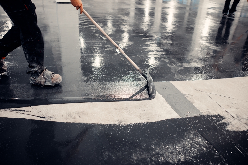 Smooth,Surface,Made,By,Epoxy,Reisin,Applied,To,A,Floor
